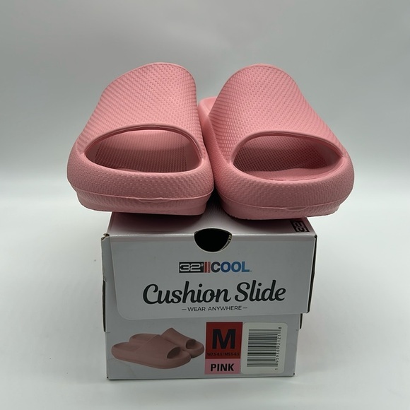 2349- 32 Degrees Cool Cushion Slide Pink Color Size M NWT - Picture 4 of 9